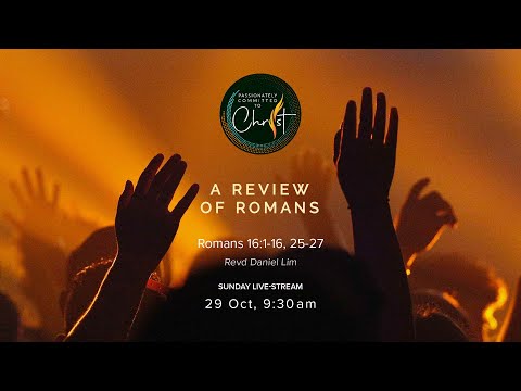 A Review of Romans • 9:30 AM • 29 Oct