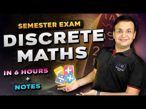 Complete DM Discrete Maths in one shot | Semester Exam | Hindi