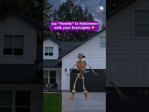 say "Howdy" to Halloween with your EverLights