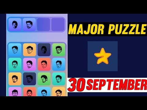 30 September Major puzzle durov Solved Today | Major Daily combo card 30 September | Major Puzzle