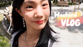 【日常週末Vlog】與世隔絕的一個下午🍃｜天氣好好的一天🌼🌷｜體驗肌理畫課程｜沒有考會考的會考生🐷👀｜喵Miya