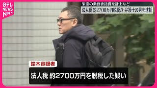 【弁護士の男を逮捕】法人税約2700万円脱税か  東京地検特捜部