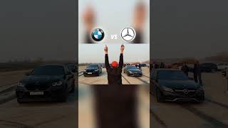 BMW X6M VS MERCEDES #bmw #edit #dragrace