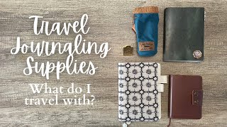 Travel Journal Supplies // How much do I bring when I travel? #traveljournal