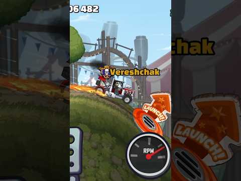 The CRAZIEST wheelie ever ?? 15,000 points in Track 4 Hill Climb Racing 2 #shorts