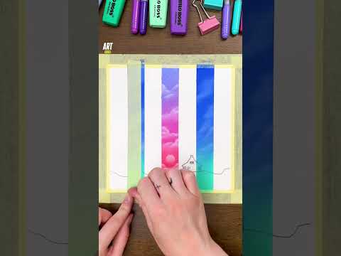 Pastel tutorial 🖍️ Create the perfect set 😍🔥 #pastel #drawing #tuto #artroom