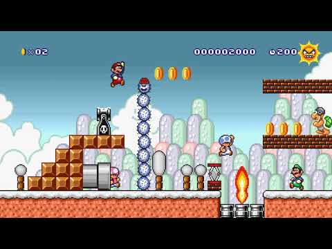 [16BIT] Snow Theme (Super Mario Bros.) - Super Mario Maker 2