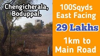 #openplotsforsale #below30lakhs #9573563659 #eastfacing #chengicherla  #boduppal #uppal #plots #sale