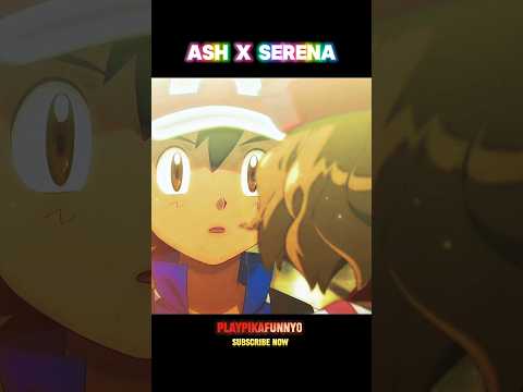 Pokémon love 💕Ash X Serena 💌 New lovely 😘 status || #shorts  #pokemon