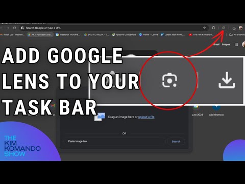 How to pin Google Lens to taskbar