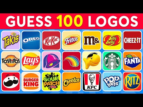 Guess The Snack Logo in 3 Seconds | 100 Famous Logos 🍔🍫 Logo Quiz 2024