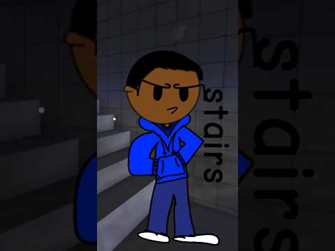 You Can’t Fall Down the Stairs… (Animation Meme) #animation #shorts