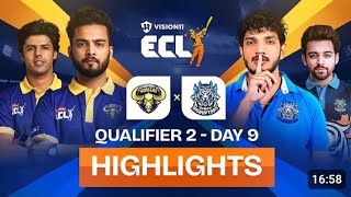 #ECL | Qualifier 2 | Haryanvi Hunter vs Mumbai Distributor | Match Highlights | Elvish vs Munawar |