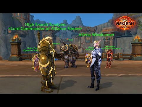 Turalyon and Alleria Dialogue | WoW War Within