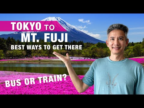 How to Get from TOKYO to MT. FUJI, Kawaguchiko 5 Lakes, by Bus or Train