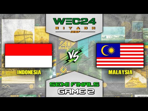 INDONESIA vs MALAYSIA GAME 2 | IESF SEMI FINALS