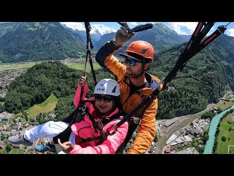 #Paragliding Interlaken । Awesome experience । By Sukla Das #switzerlands #swissnature #swisstravel