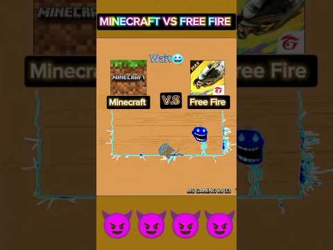 Minecraft VS Free fire attitude status Animation 🔥!  #shorts #shortvideo #shortsfeed #facts #viral