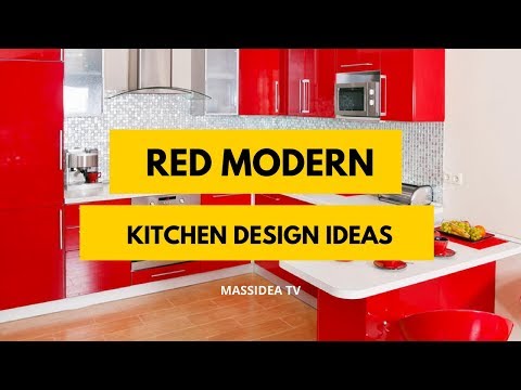 65+ Stunning Red Modern Kitchen Design Ideas