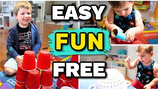 Fun, Fast & FREE Activities for Toddlers and Preschoolers at Home!