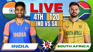 🔴 Live: India vs South Africa, 4th T20 Match Score & Commentary | Live Cricket Match IND vs SA #live