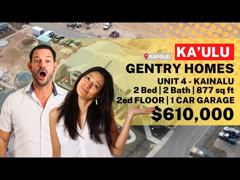 🏠🔍 New Ka'ulu Town Homes For Sale | Tour Ka'ulu Gentry Homes | Unit 4 Floor Plan in Kapolei, Hawaii