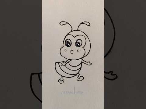 How to draw a haney bee | Drawing for beginner | Step by Step