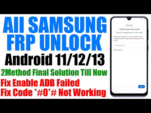 Samsung FRP Bypass New FRP Tool 2023 | Samsung Android 13 FRP Bypass ADB Enable Fail