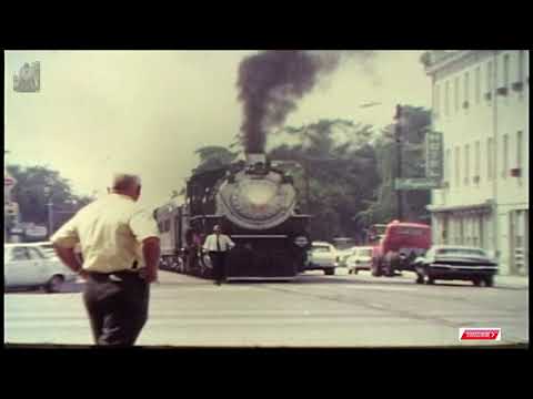 🚊[4K] Railfanning 70's NRHS Convention/Part1Steam Locomotive #722 Built 1904-So  Carolina/Charleston