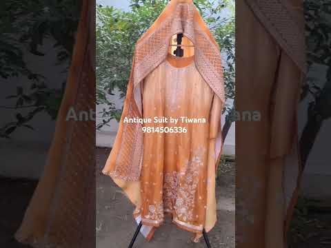 #partywearsuit #freeshippinginindia #shortvideo #viral #antiquesuit