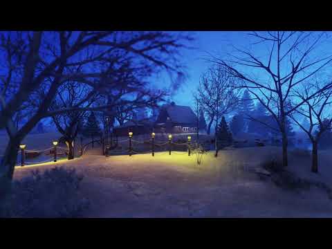 Soft and Slow Christmas Music 🎅 Relaxing Christmas Songs 🎄 1 Hour Playlist with Winter Scenery