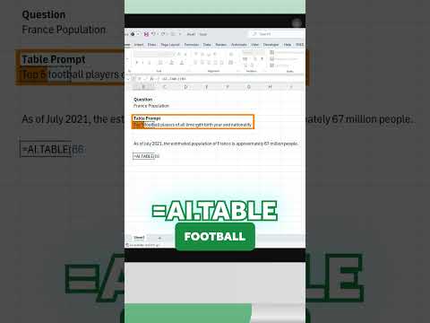 Install ChatGPT Inside of Excel #shorts