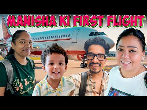 Flight Mein Baithkar Manisha Emotional Hogayi 🥹 | Bharti Singh | Haarsh Limbachiyaa | Golla