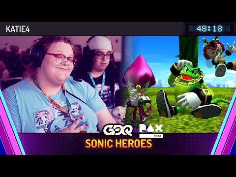 Sonic Heroes by Katie4 in 48:18 - GDQ @ PAX West 2024