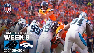 Carolina Panthers vs. Denver Broncos | 2024 Week 8 Game Highlights