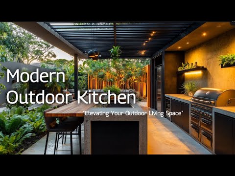 Modern Outdoor Kitchen Ideas: Elevating Your Outdoor Living Space