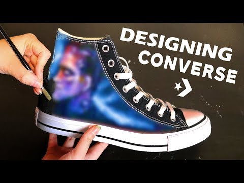 Painting and Designing Customized Converse