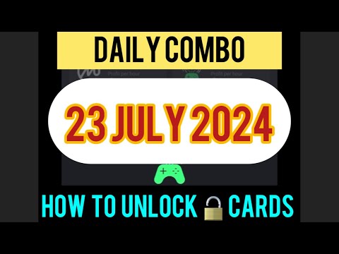 Hamster Kombat Daily Combo | How to Unlock Locked Cards + Daily Combo: 23  July 2024