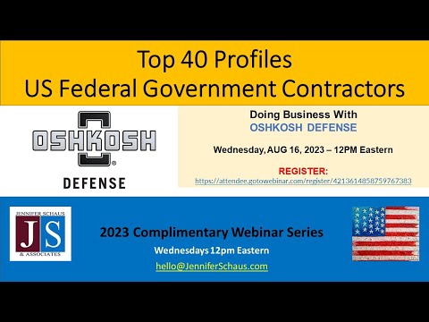 Top 40 Federal Contractors - PROFILE #27 - Oshkosh Defense