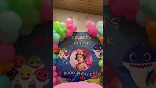 Baby Shark Theme Birthday Decoration Ideas 2022 | Baby Shark Theme for Girl | Shark Two Doo Doo Doo