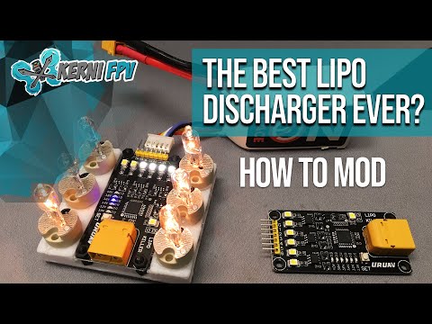 how to Discharge Lipo Battery to storage URUAV DIY HACK