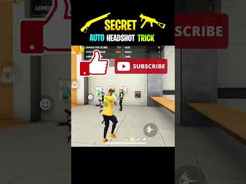 Secret Auto Headshot Trick & Setting For All Guns 😱 | Free Fire #shorts #short