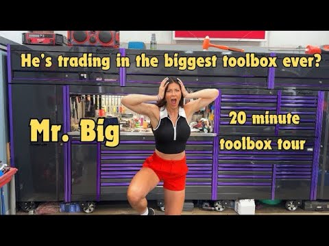 Full 20 minute toolbox tour featuring a Mr. Big Snap on toolbox!￼