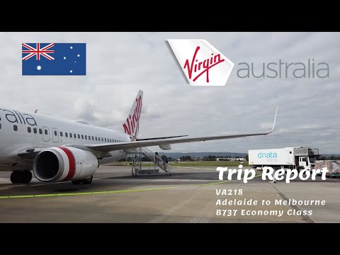 Virgin Australia Economy Class Review - Boeing 737 - Adelaide to Melbourne (VA218)