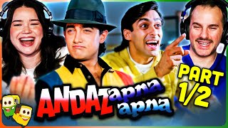 ANDAZ APNA APNA Movie Reaction Part 1/2! | Aamir Khan | Salman Khan | Raveena Tandon