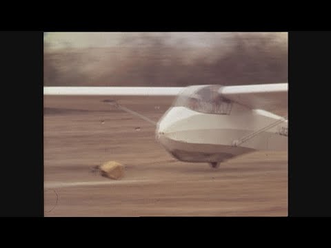 【懐かし映像】学生らが作ったグライダー滑空場　岐阜県海津市【1974年11月9日】