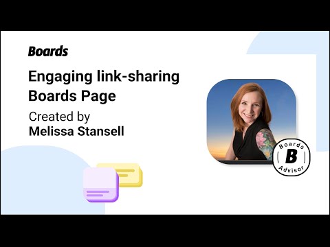 Engaging link-sharing Boards Page