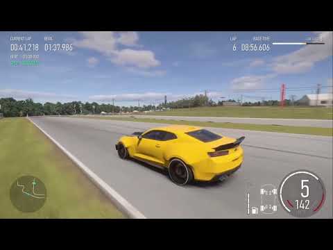 forza motorsport doing 50 laps in ravels mode in mid Ohio in a zl1 1le forza edition