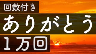 【ありがとうの言霊】 一万回「ありがとう」 繰り返し 人生が変わる  アファメーション【聞くだけで奇跡が起こる】