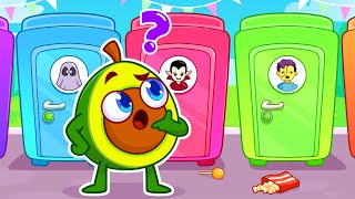 Which Restroom Should Avocado Go To?🚻🚽Best Kids Cartoon by Meet Penny🥑💖